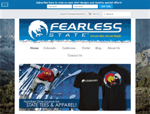 Tablet Screenshot of fearlessstate.com